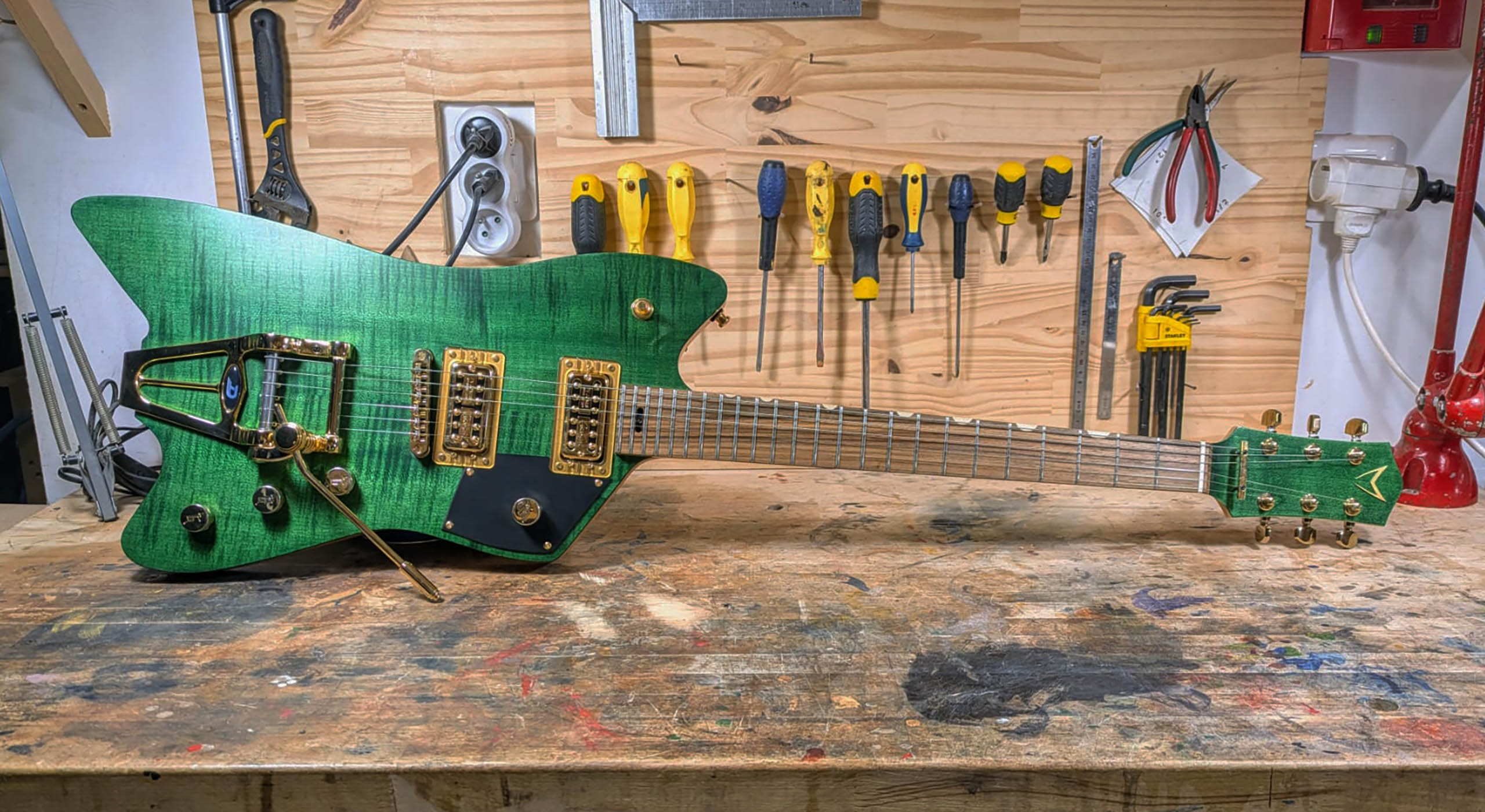 Stage Jean Yves Billy Bo Gretsch face 1